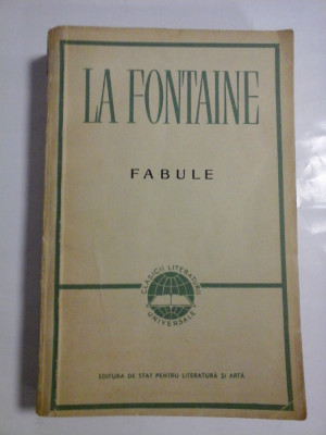 FABULE - LA FONTAINE foto