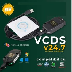 Tester auto Diagnoza auto VCDS Romana-Engleza VW AUDI SKODA SEAT ultima versiune 25.3 Engleza si 24.7 Romana Calitate A+++ Suporta long cooding