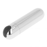 OHMAMA - SILVER VIBRATING BULLET 8 CM, OHMAMA VIBRATORS