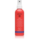 Apivita Bee Sun Safe Hydra Melting Ultra-Light Spray SPF50 spay-lotiune de protectie solara SPF 50 200 ml