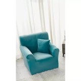 Cumpara ieftin Husa Elastica pentru Fotoliu din Catifea + Fata de Perna, Trucoaz - JO683