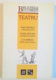 TEATRU, CONTINE PIESELE DAN TARCHILA (OMUL TRANSVERSAL), IOANA CRACIUN (ANTITALENT LA REALITATE), D.R. POPESCU (ISTORIA VACILOR NEBUNE), 1998 *COPERTA