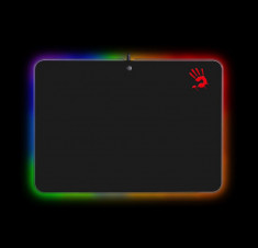 Mousepad a4tech rgb gaming cu led cauciuc si material textil 358 x 256 x 2.6 foto