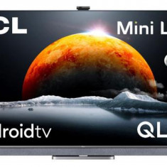 Televizor QLED MiniLED TCL 139 cm (55inch) 55C821, Ultra HD 4K, Smart TV, WiFi, Android TV, CI+