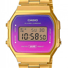 Ceas unisex CASIO Retro Vintage Casual UNX DIG SS PNK