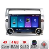 Navigatie Citroen C4 Kit-088 Edotec 4+64 10.5 inch Incell 1K android Wifi 5Ghz gps internet
