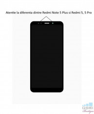 Ecran LCD Display Complet Xiaomi Redmi Note 5 Plus Negru foto
