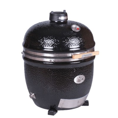 Grill ceramic cu carbuni LeChef ProSerie 2.0 negru, Monolith Essential GrillCooking foto