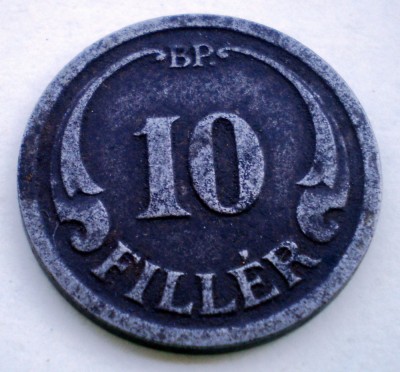 1.824 UNGARIA WWII 10 FILLER 1941 foto