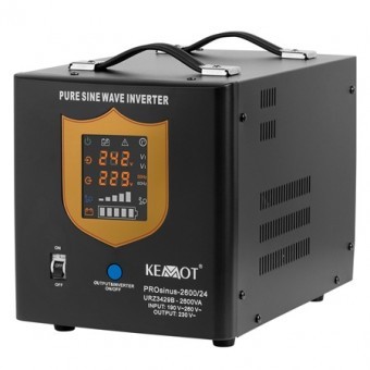 Ups centrale sinus pur 2600va/1800w 24v kemot foto