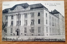 F703-Timisoara veche anii 1900- Posta Mare- Posta regala maghiara ed. Polatsek.