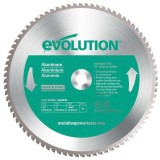 Disc pentru fierastrau circular, taiere aluminiu Evolution A355TCT-80CS, O355 x 25.4 mm, 80 dinti