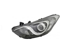 Far HYUNDAI I30 (GD), 01.2015-03.2017, partea stanga, DEPO, tip bec H7+tip bec H7+tip bec H7+PY21W+W5W; electric; negru; cu motor; halogen; cu lumina