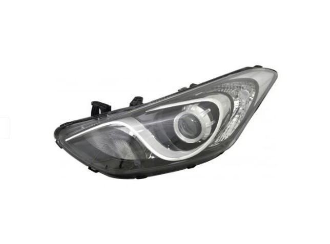 Far HYUNDAI I30 (GD), 01.2015-03.2017, partea stanga, DEPO, tip bec H7+tip bec H7+tip bec H7+PY21W+W5W; electric; negru; cu motor; halogen; cu lumina