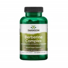 Berberine Complex With Cinnamon, Gymnema and Fenugreek 90 capsule Swanson foto