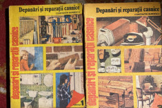 DEPANARI SI REPARATII CASNICE,C.BURDESCU/DOUA VOLUME,ED.TEHNICA 1987/STARE BUNAo foto