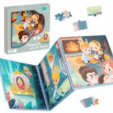 Carte magnetica joc puzzle Cenusareasa si pantoful de sticla 60 piese 8526-10 CWT