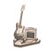 Puzzle 3D Chitara electrică, 140 piese, lemn