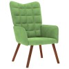 VidaXL Scaun de relaxare, verde deschis, catifea 4016813