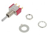 Comutator Basculant 3 Pozitii ON-OFF-ON 0,02A 20VAC