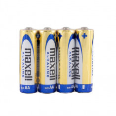 Baterie alcalina R6 (AA) Maxell infoliat, 4 bucati