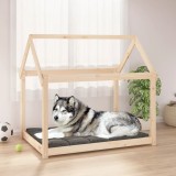 Pat Caini vidaXL 111x80x100cm, Lemn Pin Masiv, Maro, Confortabil, Robust, Interior/Exterior