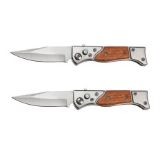 Set doua cutite de vanatoare automat 16.5 cm, teaca inclusa