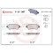 Placute frana Citroen Xsara (N1) 04.97-12.05; Peugeot 206 Cc (2d) 09.00-12.08, 206 Liftback (2a/C) 08.98-12.12, Fata, BREMBO