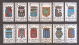 Spania 1965 - Stemele provinciilor spaniole, set complet, MNH