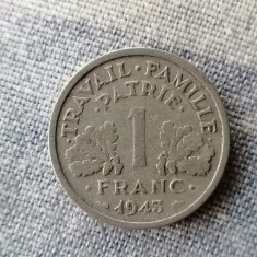 MONEDA- 1 FRANC 1943 - FRANTA