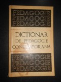 Stefan Barsanescu - Dictionar de pedagogie contemporana