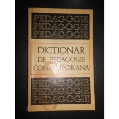 Stefan Barsanescu - Dictionar de pedagogie contemporana