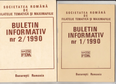 bnk fil Soc. romana de filatelie tematica si maximafilie - buletine info 1990 foto