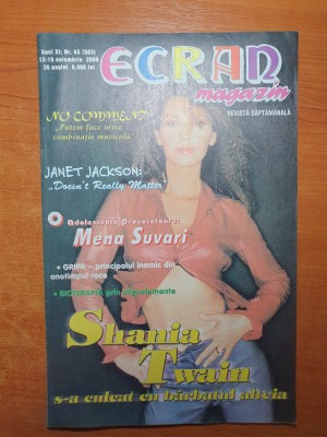 ecran magazin 13-19 noiembrie 2000-trupa no comment,ac\dc,alina sorescu foto