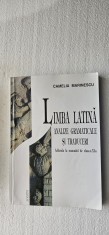 LIMBA LATINA ANALIZE GRAMATICALE SI TRADUCERI ADDENDA LA MANUALUL CLASA A XI A