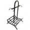 Suport pentru lemne, Vivatechnix VMD-1026, Metal, Negru, 40x62x80 cm