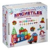 Set de constructie, Magnetiles, 64 piese, Moxy