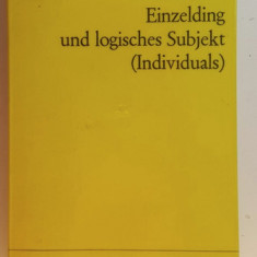 Einzelding und logisches Subjekt (Individuals in germana) / P. F. Strawson