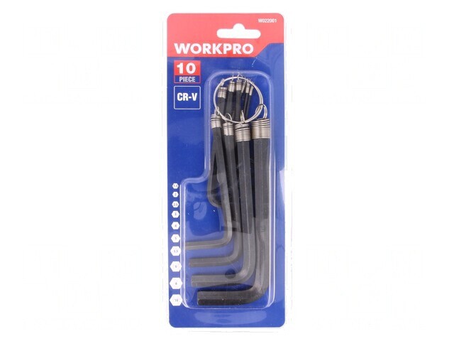 Set Chei Imbus Oțel Crom-Vanadium Negru