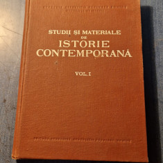 Studii si materiale de istorie contemporana vol. 1