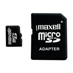 Card MicroSD 4GB cu adaptor, Maxell foto