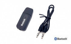 Receptor Bluetooth auto cu USB pentru masina - Conectare prin wireless la sistemul audio, boxa etc... foto