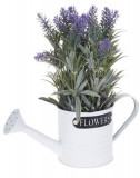 Planta artificiala Lavender, 26x10x10 cm, polipropilena, mov inchis, Excellent Houseware
