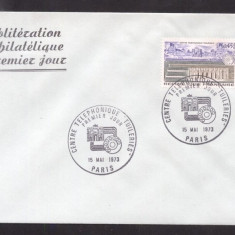 France 1973 Telephone central FDC K.414