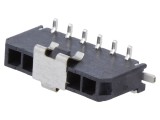 Soclu cablu-placă tată Micro-Fit 3.0 3mm 6 PIN SMT 5A 600V