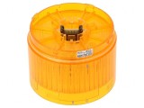 Semnalizator Luminos LED Ambră 24V IP65 70x50mm