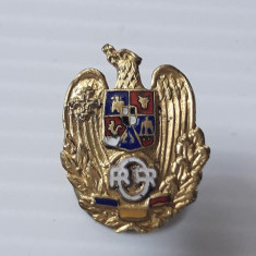 Miniatura insigna ORR Ofiteri in Rezerva si Retragere model Mihai I. Foarte rara