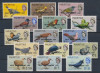 MAURITIUS 1967-Serie completa de 15 timbre nestampilate cu supratipar MNH, Nestampilat