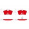 Set placute frana spate TRW, Mercedes Clasa C (S203), 2001-2007, CLS (C218; C219; X218), Clasa E (W211; W212; S211; 212), Clasa S (W220; W221; W222,