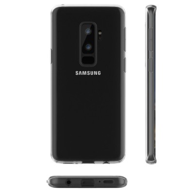 Husa flippy compatibila cu samsung a8 2018 0.3 mm tpu transparent foto